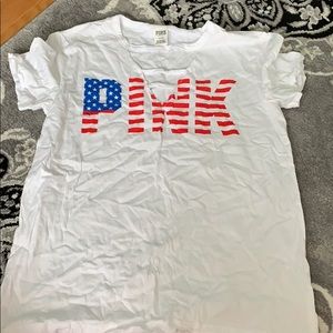 White 4th of July shirt from PINK